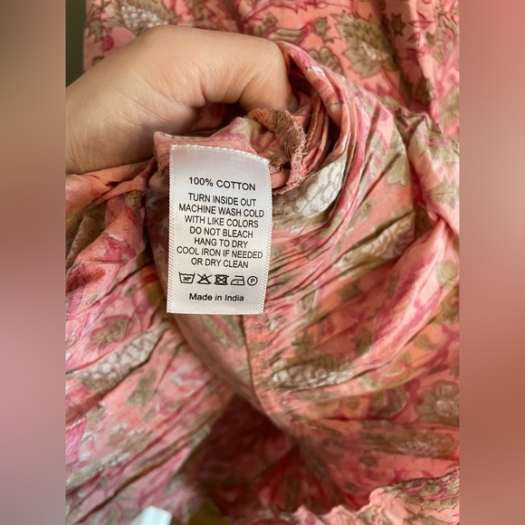 Anna Cate Isabella Dress Block Print Pink Floral - Picture 5 of 9